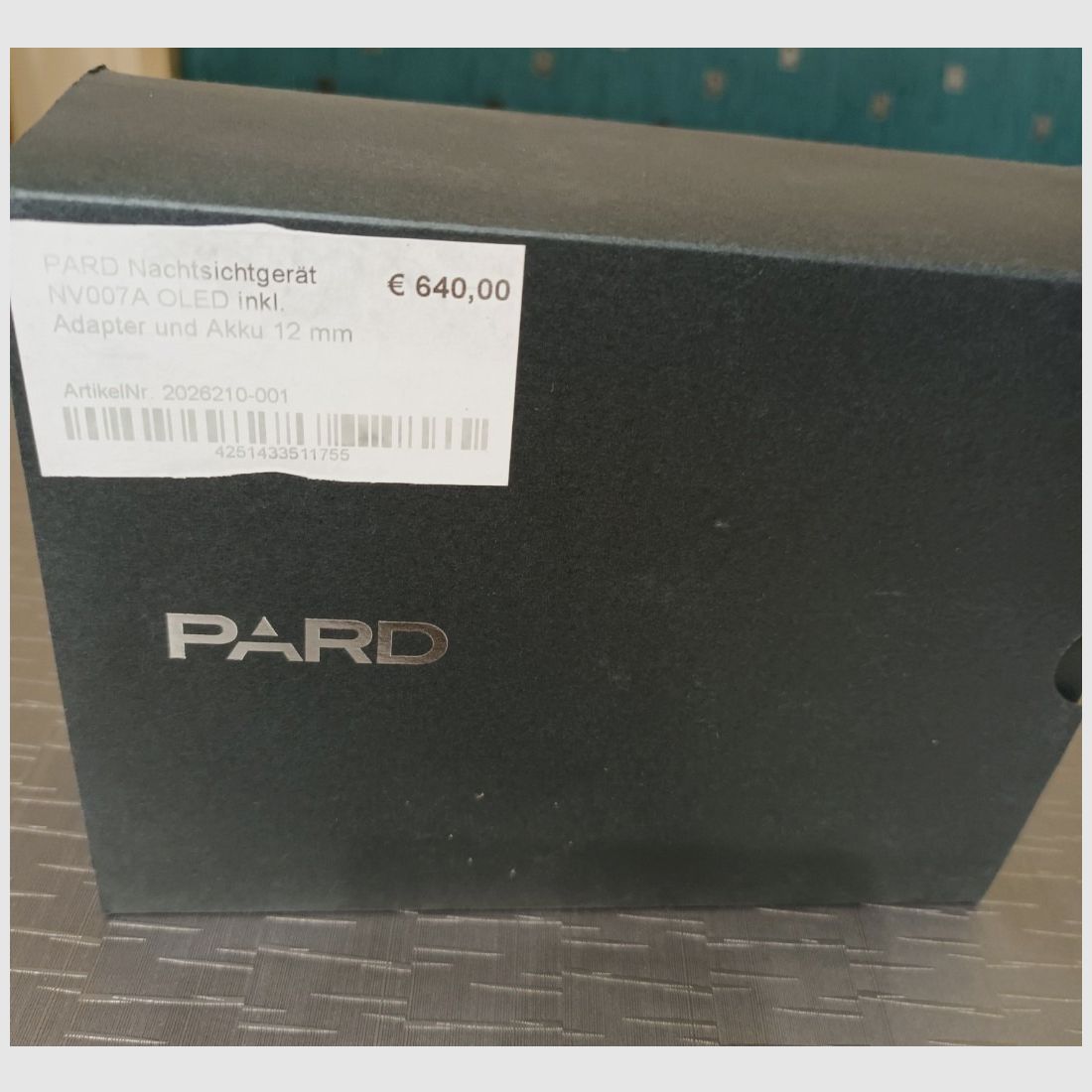 PARD appareil de vision nocturne pour lunette de tir avec adaptateur