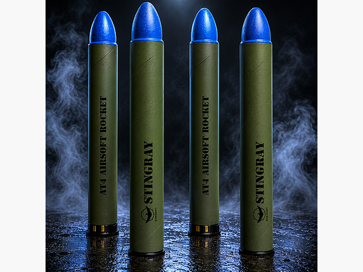 Stingray AT4 Raketen mit Sound-Geschoss (4er Pack)