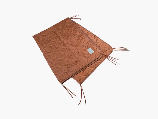 Poncho Liner (Steppdecke) - Braun - 200x150cm + Packsack