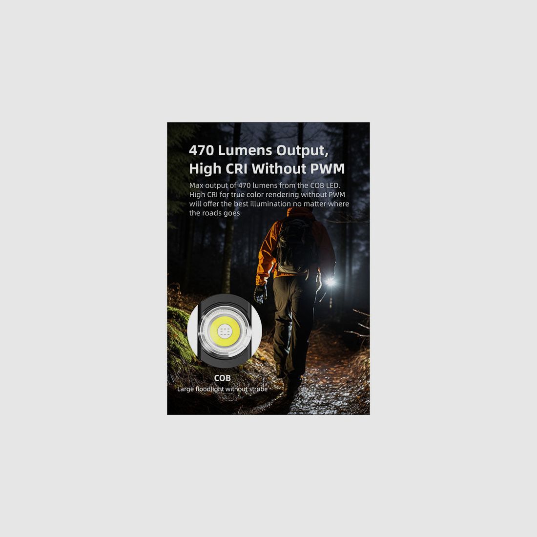 EDC LED-Lampe E5, 600 Lumen, (inkl. Akku), Bild 6 von 13
