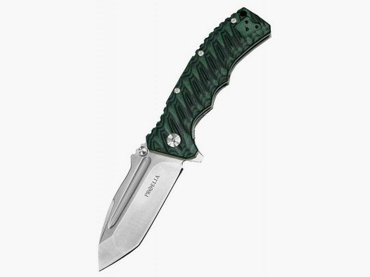 Defcon Proelia Tanto Taschenmesser, satinierte Klinge, grün-schwarzer Griff