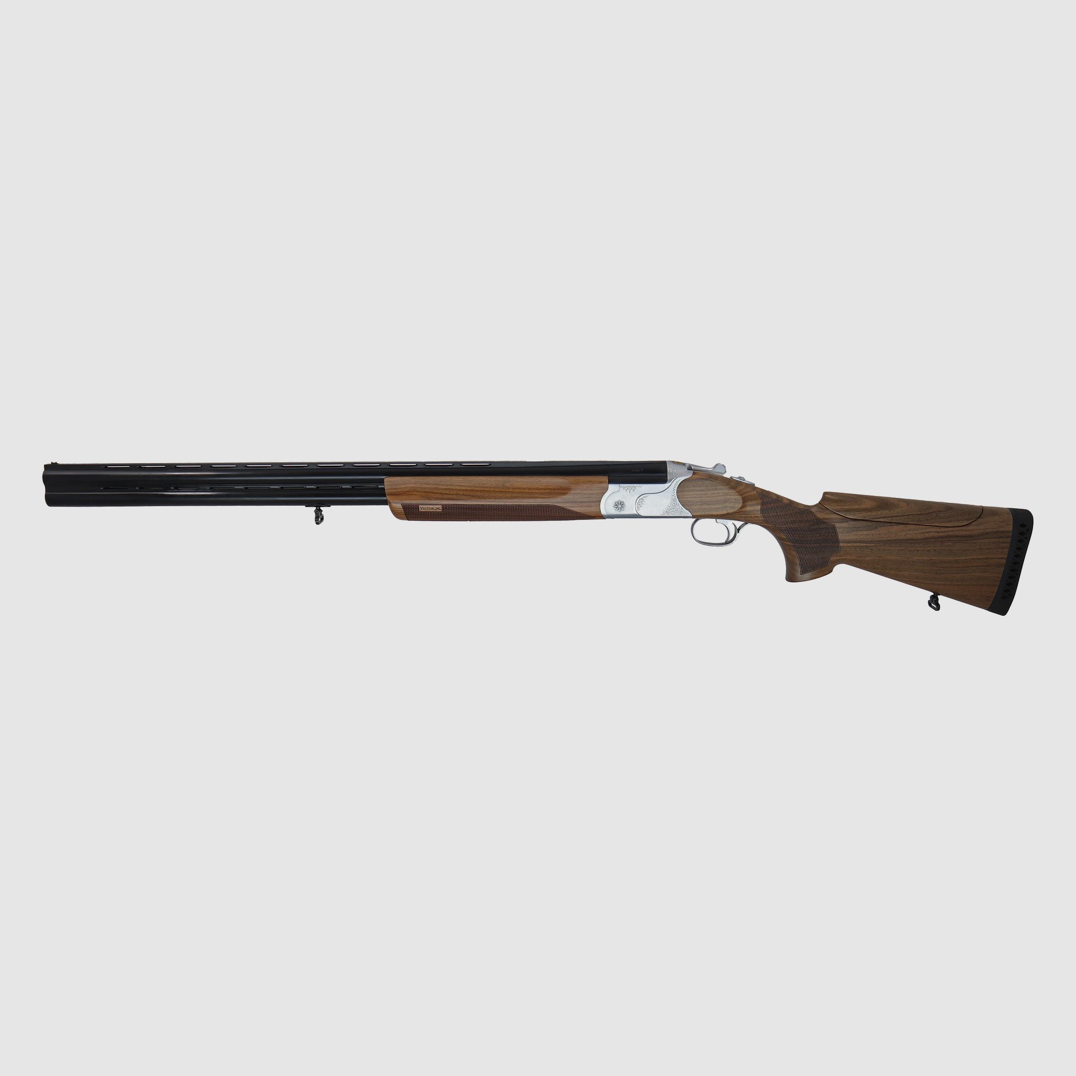  Huglu  Bockdoppelflinte Victor Silber 76cm