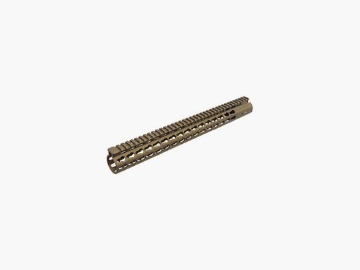 UTG PRO AR15 15" Free Float Handguard, Burnt Bronze Cerakote