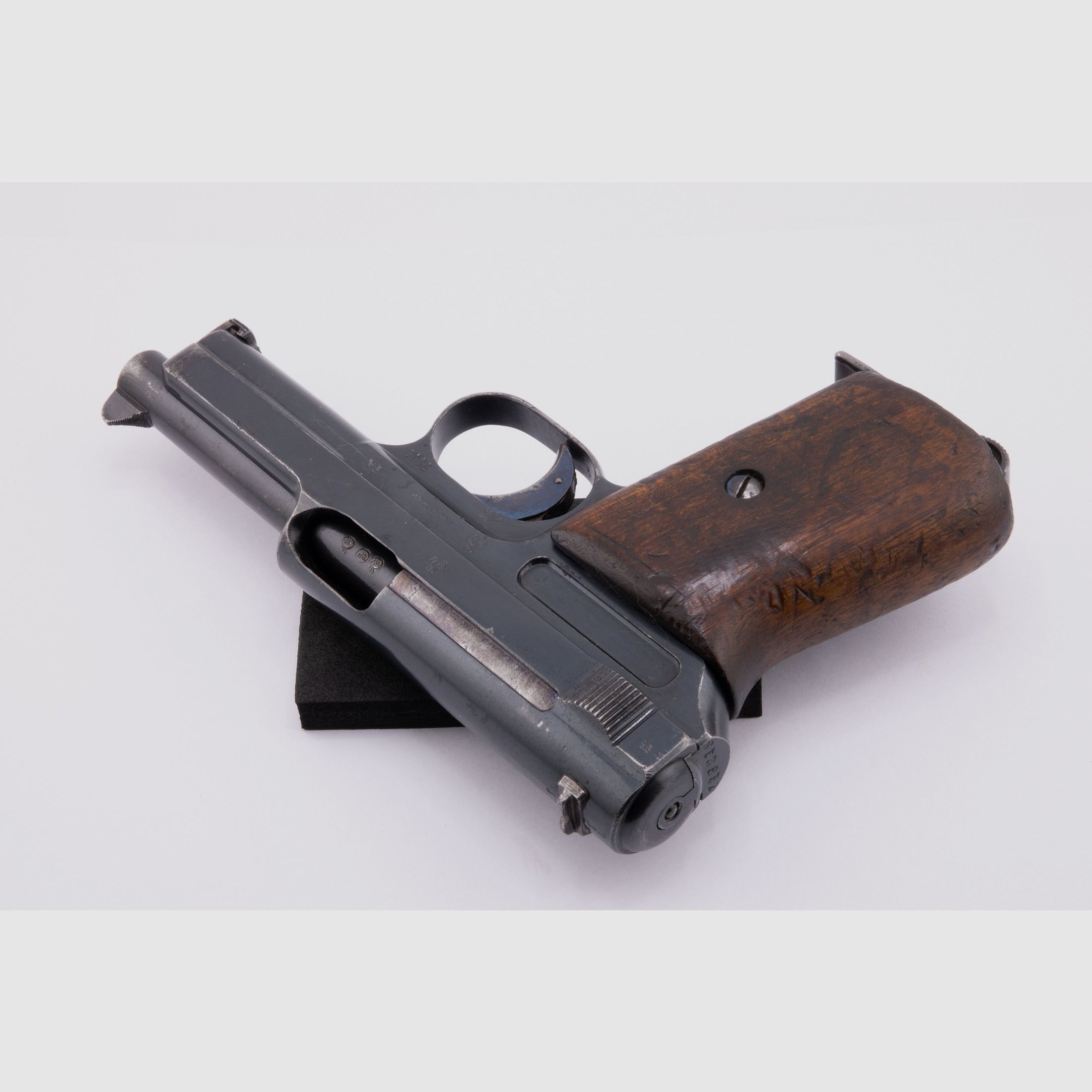 MAUSER Modell 1914 Beutewaffe mit ausländischem Beschuss "Krone BV"