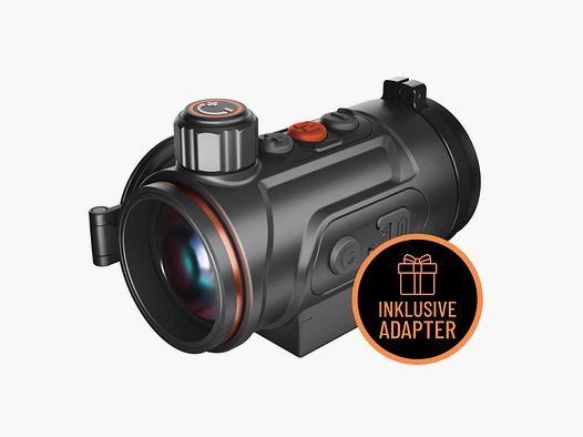 ThermTec Hunt 635 Pro paquete completo incluyendo adaptador – Adaptador: adaptador Rusan, tamaño del manguito de sujeción: 30ZM-3 - Leica Magnus 1-6,3x24i / Fortis 6 1-6x24i con riel