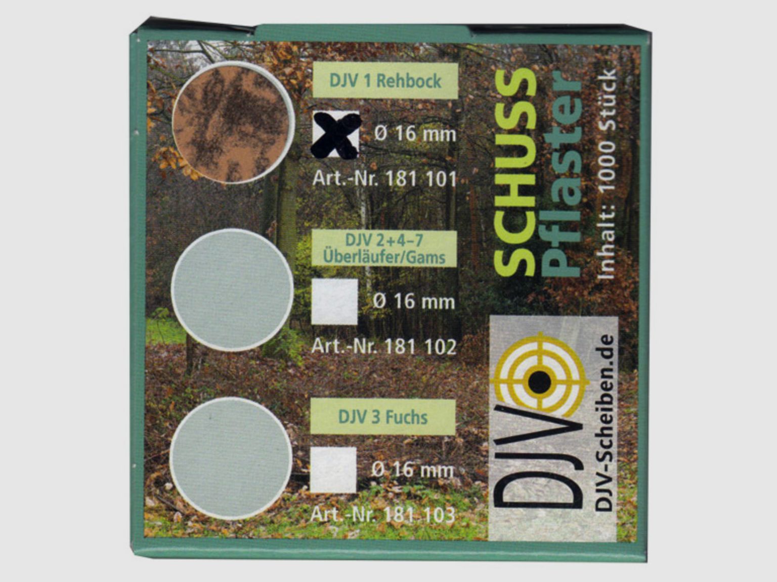 DJV 38980000 Schusspflaster braun