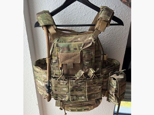 Warrior Assault Systems Plattenträger + SK4-Platten (Shield Germany) inclusa certificato di autenticità