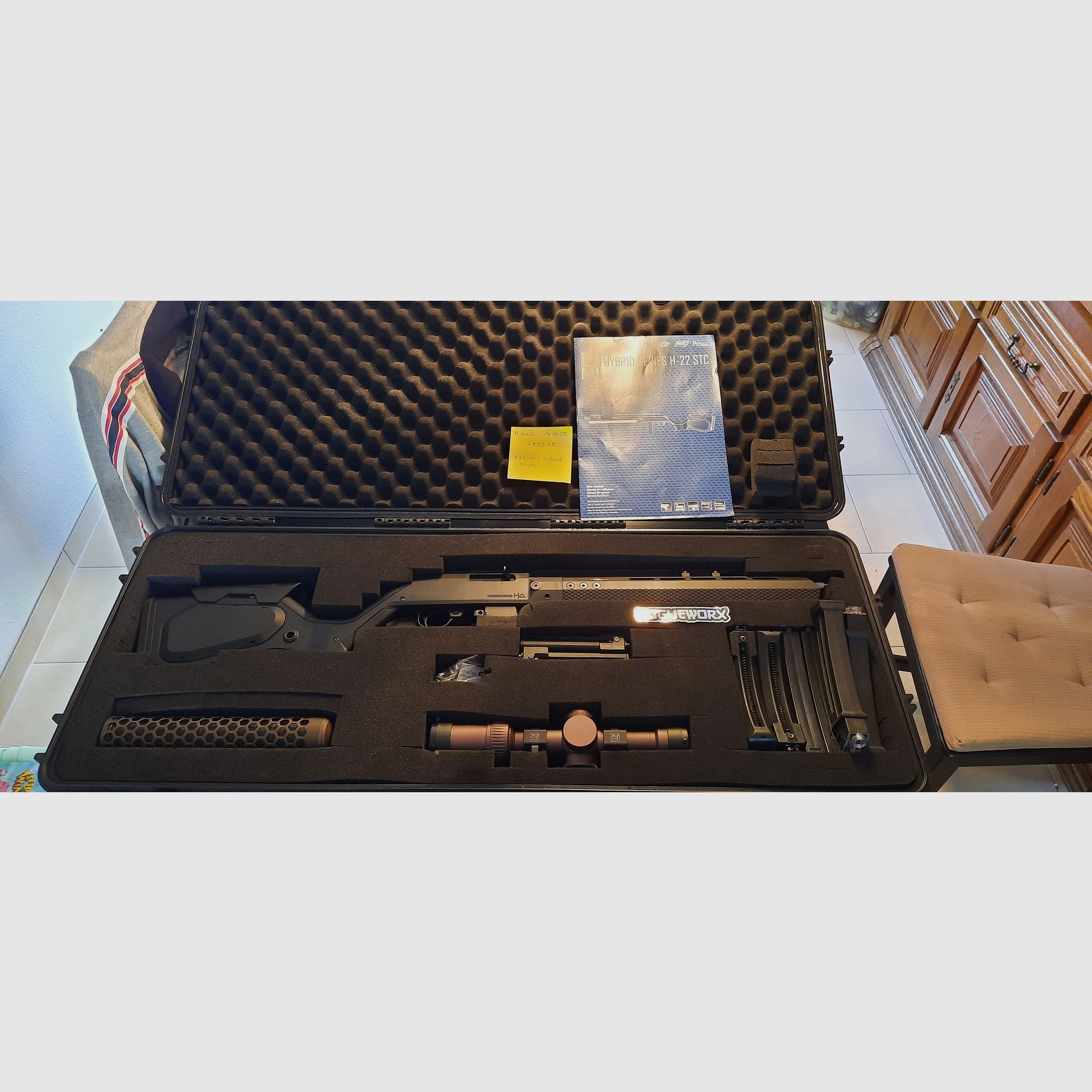 ASG h22 hybrid hera arms Kc-02 