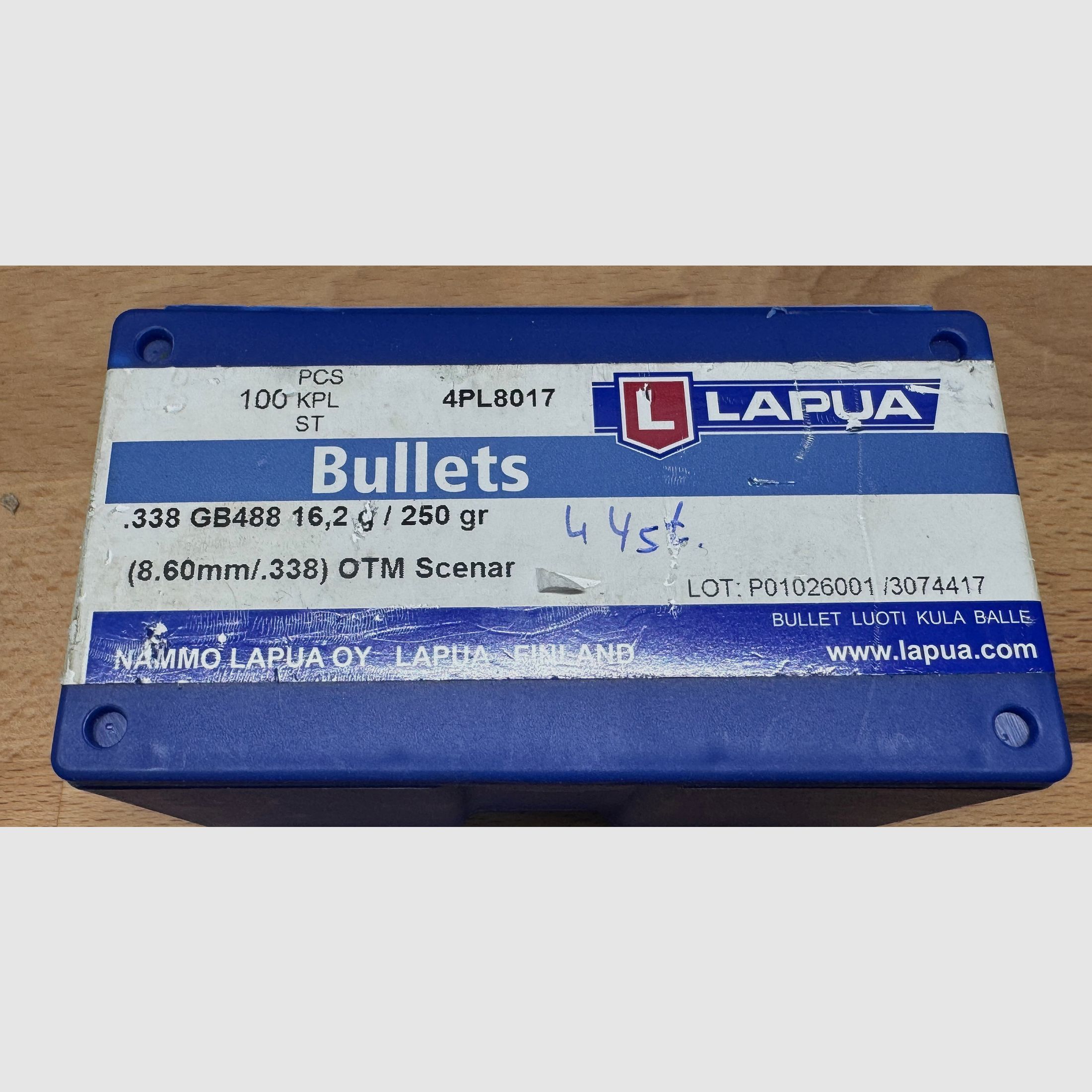 Lapua Hülsen & Geschosse  in .338 LM