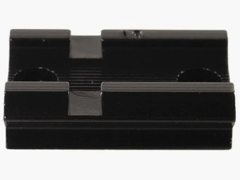 Weaver Top-Mount Base #61 Flat Receiver glanz zwart voor Anschütz 1568 en anderen.