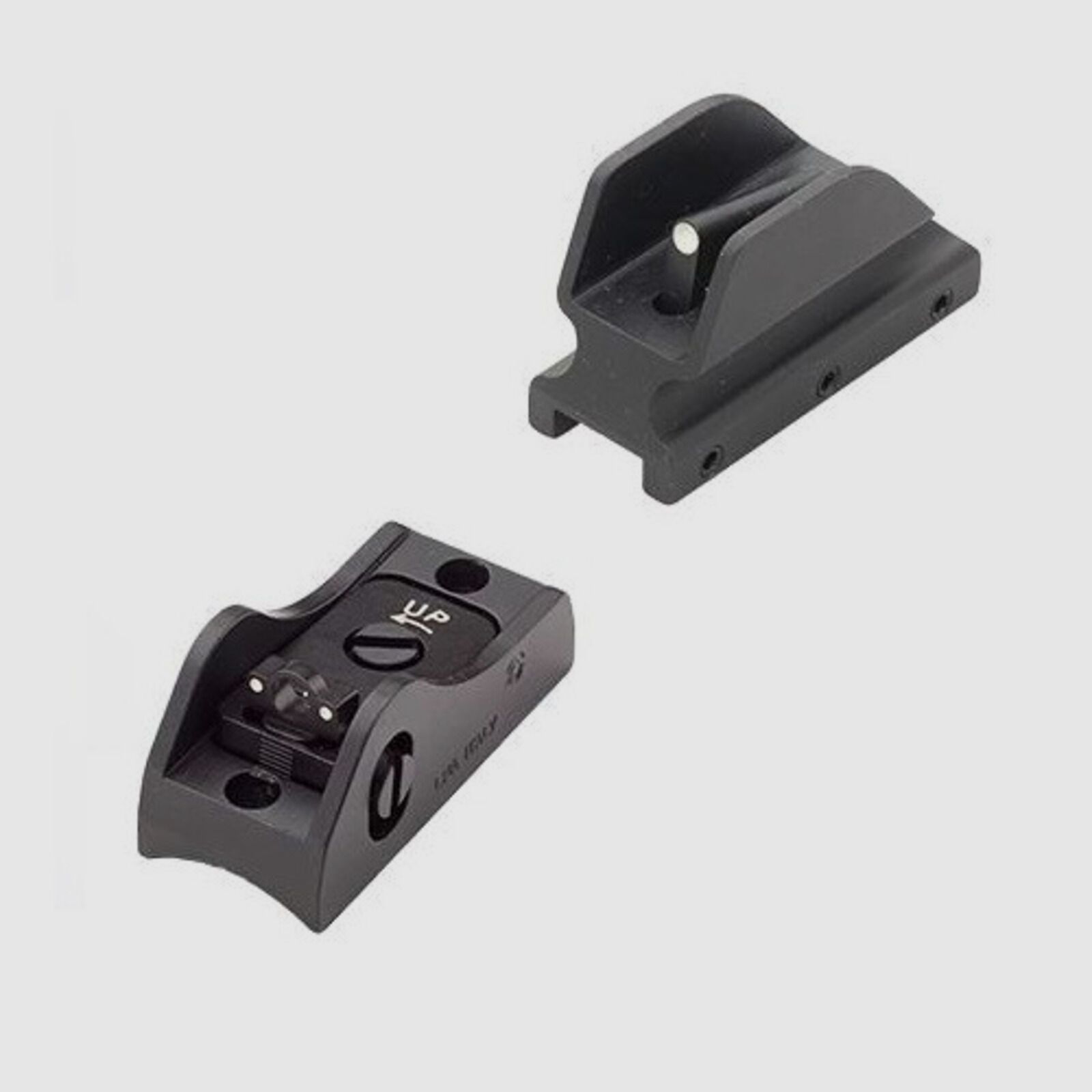 LPA T-Visierset Rib Ghostring 3-Dot weiß