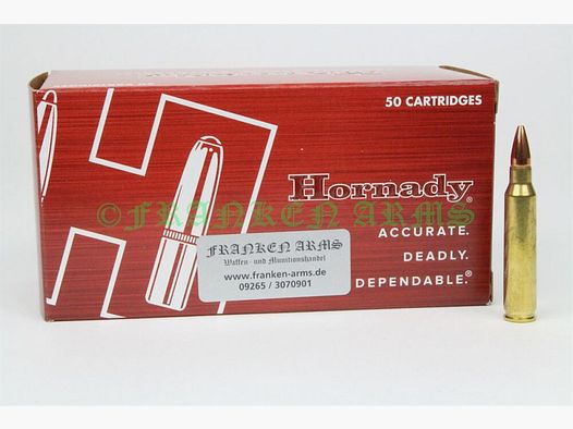 Hornady Match BTHP .223 Rem. 52gr 3,36g 50 Stück Staffelpreise