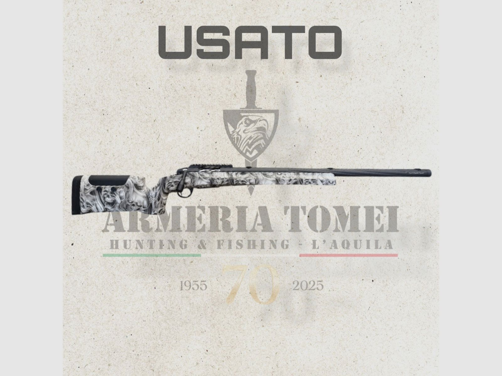USED – RIFLE – SABATTI MOD. TLD WHITE FLUTED cal. 308 Win, image 1 of 7