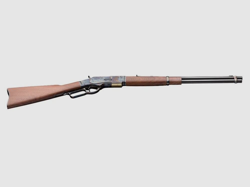 WINCHESTER Unterhebelrepetierbüchse Model 1873 Competition Carbine High Grade 20" , buntgehärtet