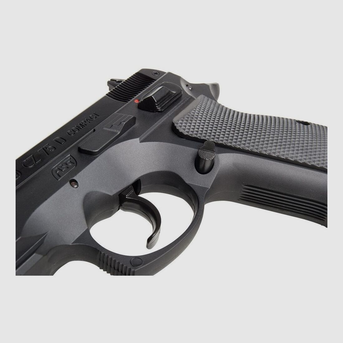 CZ 75D Compact Schwarz 4,5mm BB Druckluft Co2 Non BlowBack, Bild 5 von 8