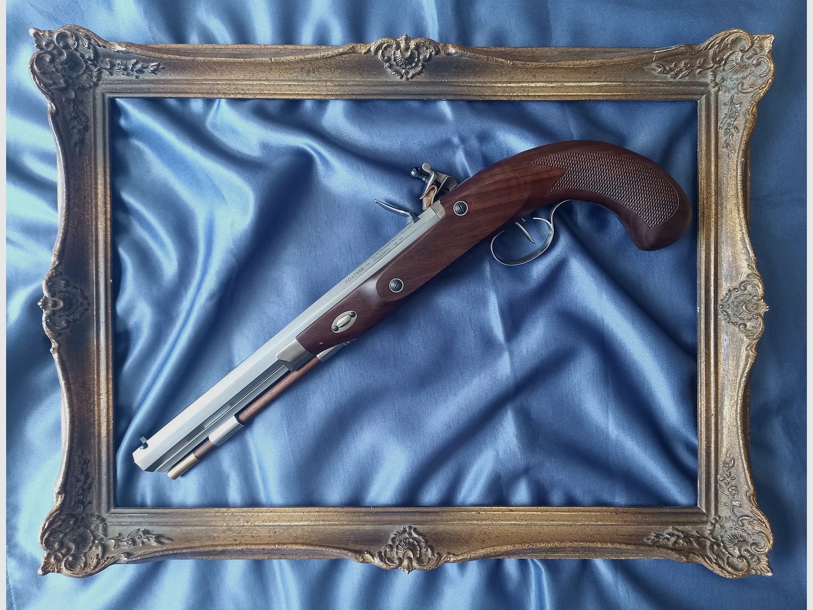 Charles Moore Steinschlosspistole cal .45Pedersoli (with original packaging) muzzleloader black powder