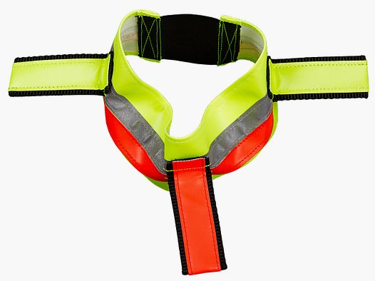 Warning collar with three wings