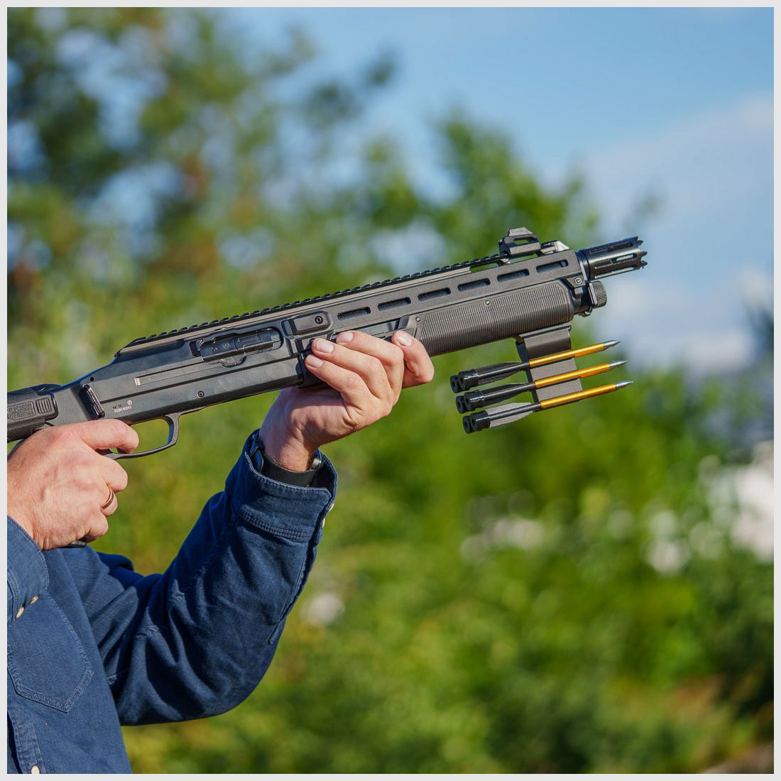 KOMBI | SOPORTE DE FLECHAS Cal.68 | Soporte de flechas + 6 flechas | Negro | T4E HDR68 | HDX68 | HDS68 | HDB68