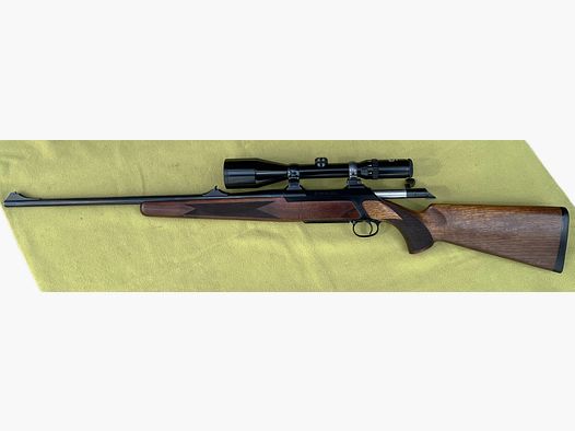Rifle Sauer Modell 200 caliber .243Win. with scope Schmidt & Bender with very good shooting performance