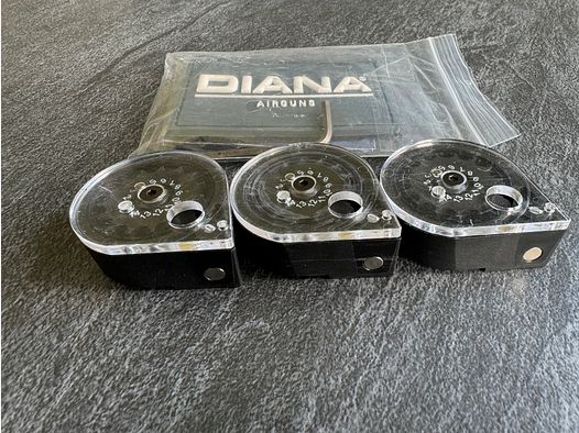 Diana XR200 Zubehör:  3x 14 Schuss Magazin 4,5mm