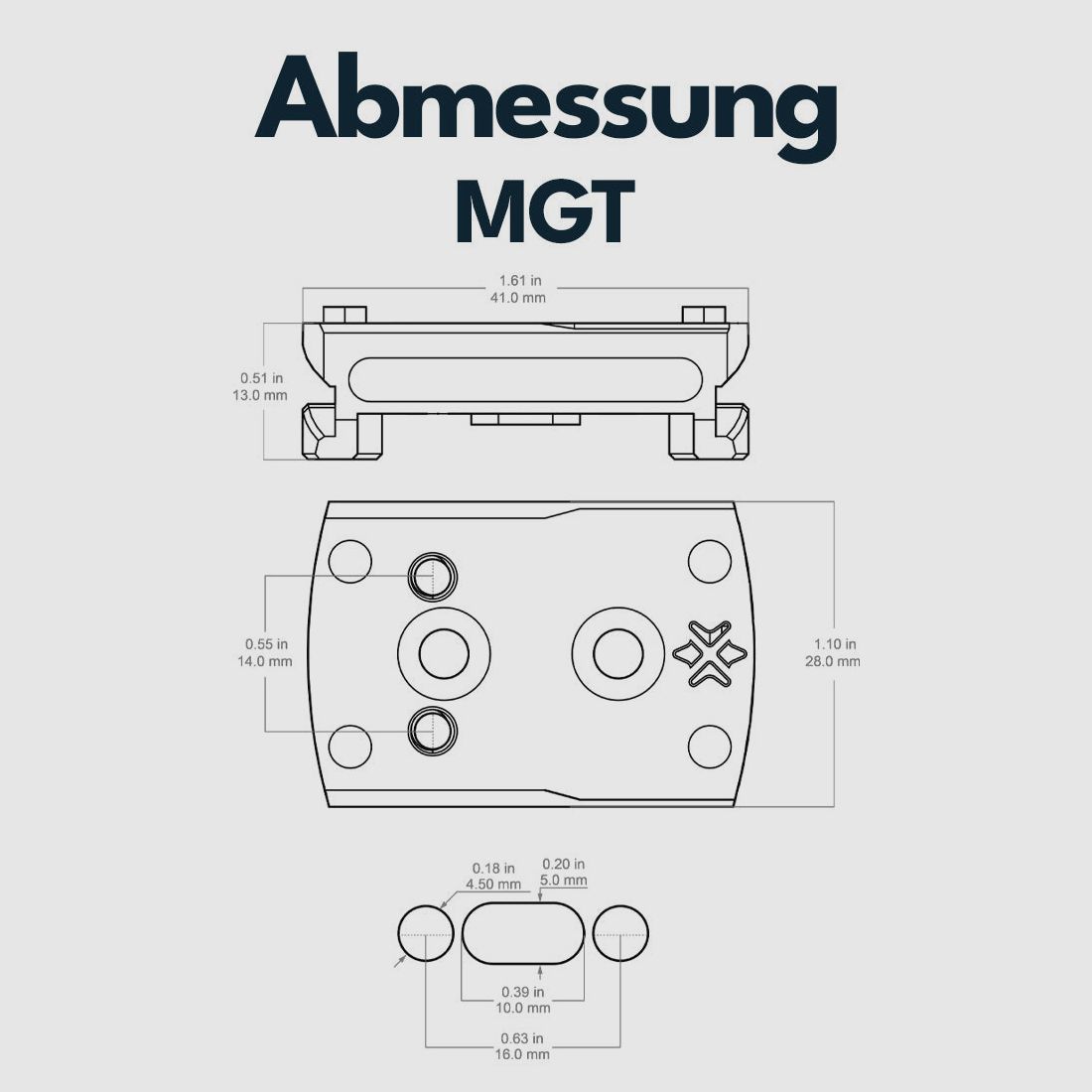 Vector Optics VAS Footprint Adapter – MGT/MAG (SCRA-MGT1)
