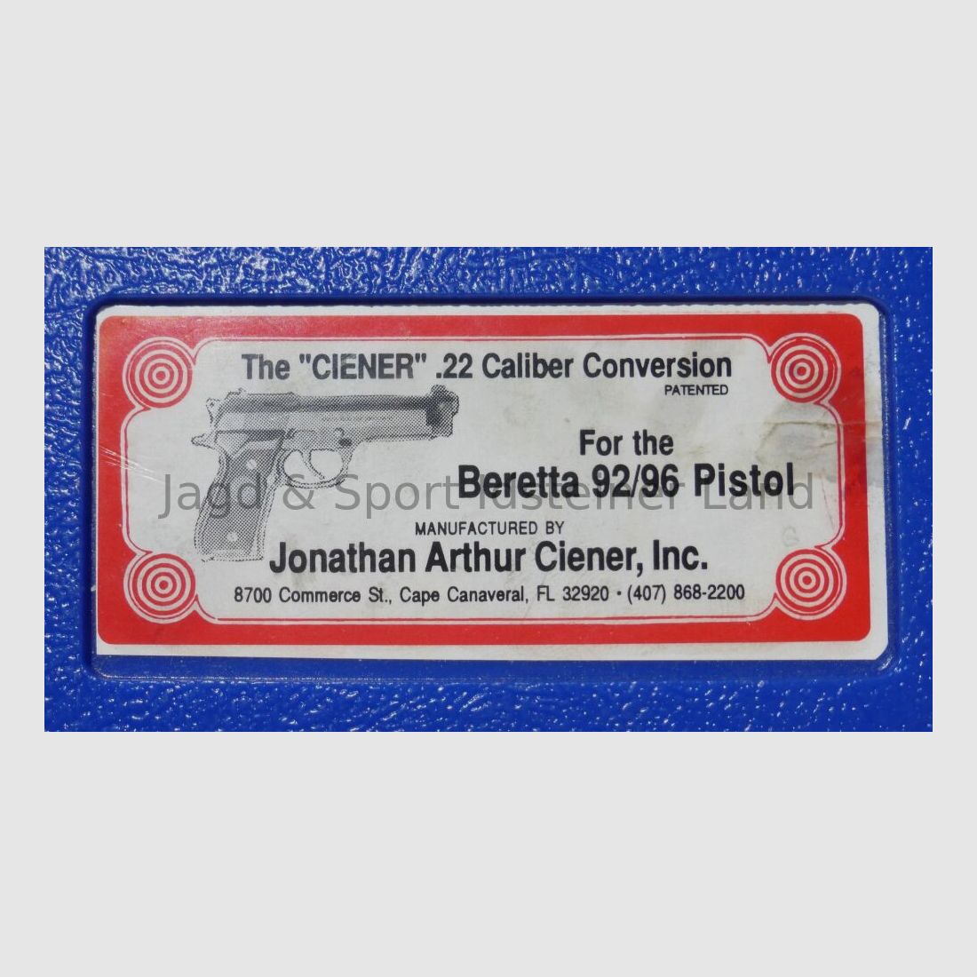 Beretta & Ciener Mod 92, Bild 3 von 10