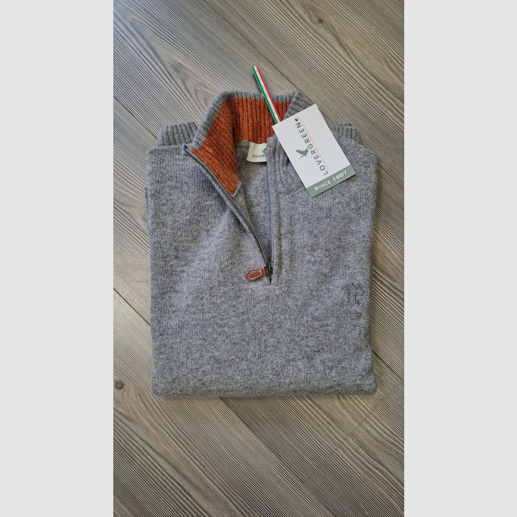 Lovegreen Pull Lambswool mit Reißverschluss K