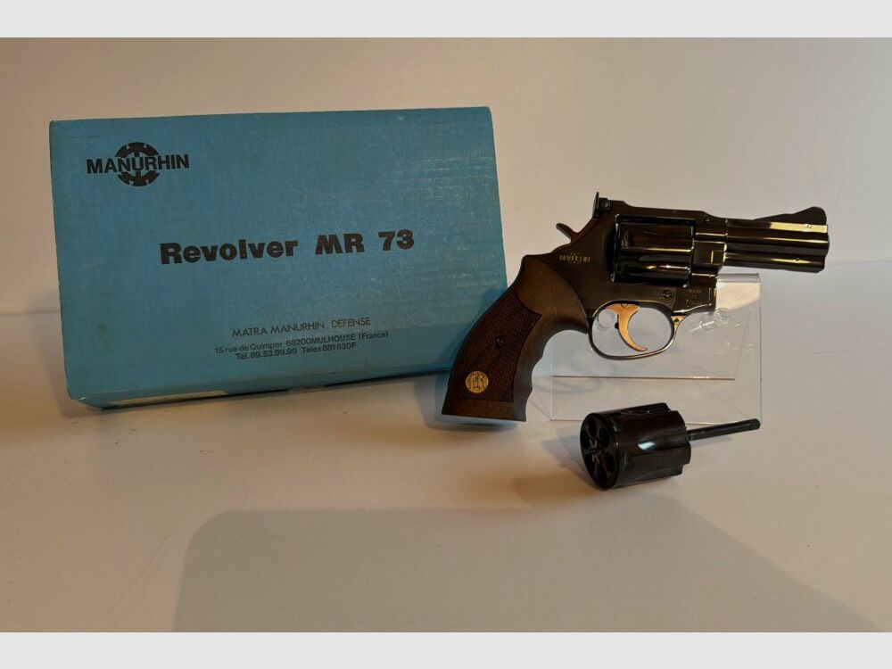 Manurhin MR73 .357 mag, INKL. WECHSELTROMMEL 9mm .38Special;.357Mag