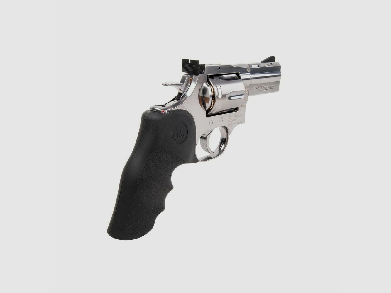 Dan Wesson 715 2,5" .177 Plata 4,5mm Presión de Aire Co2