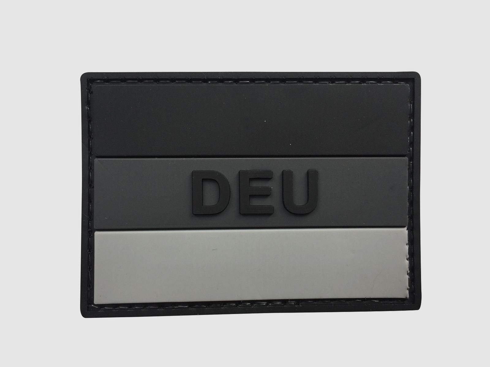 3D Patch Deutschland Schwarz/Weiß