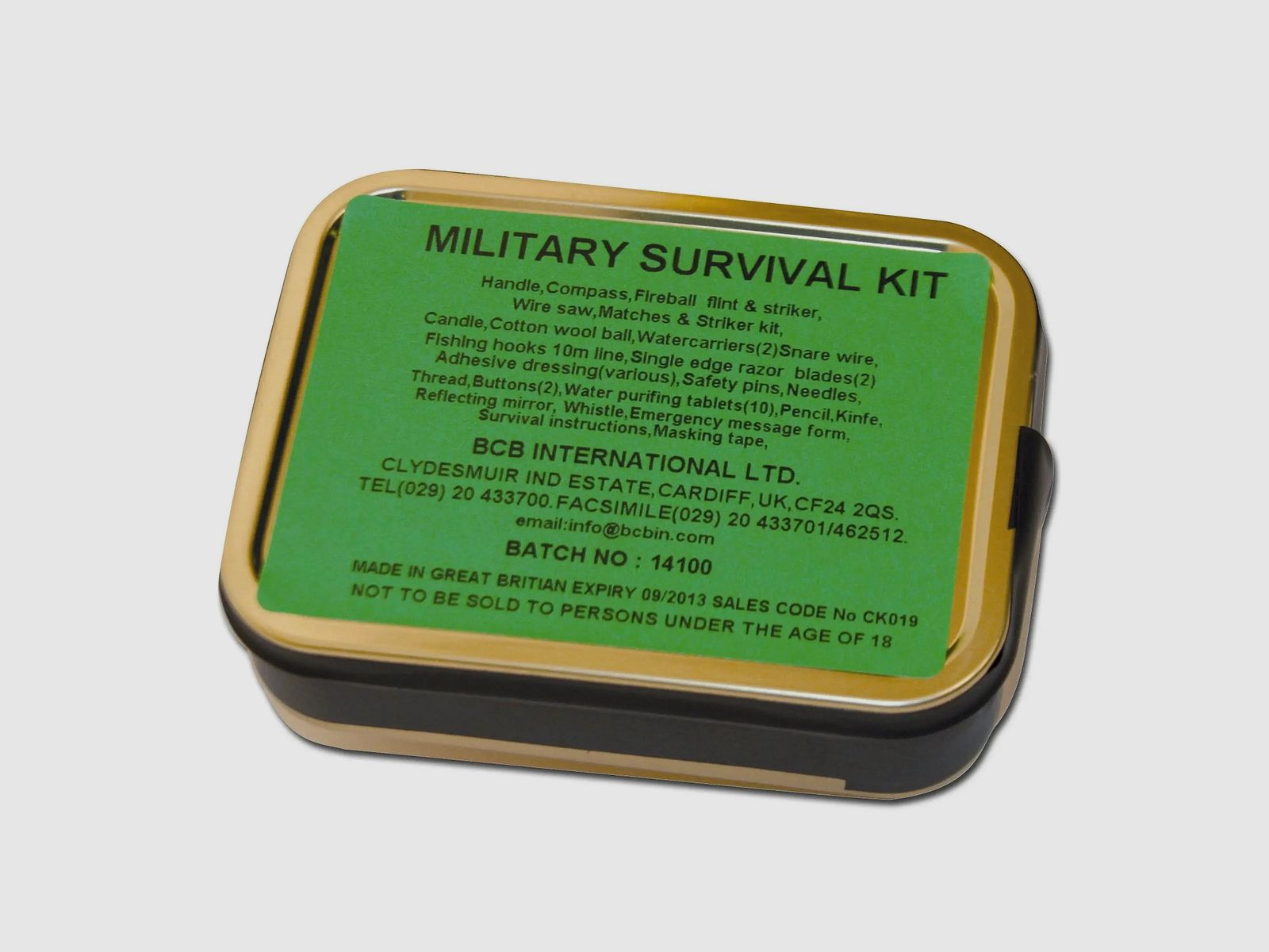 Kit de Survie Militaire BCB