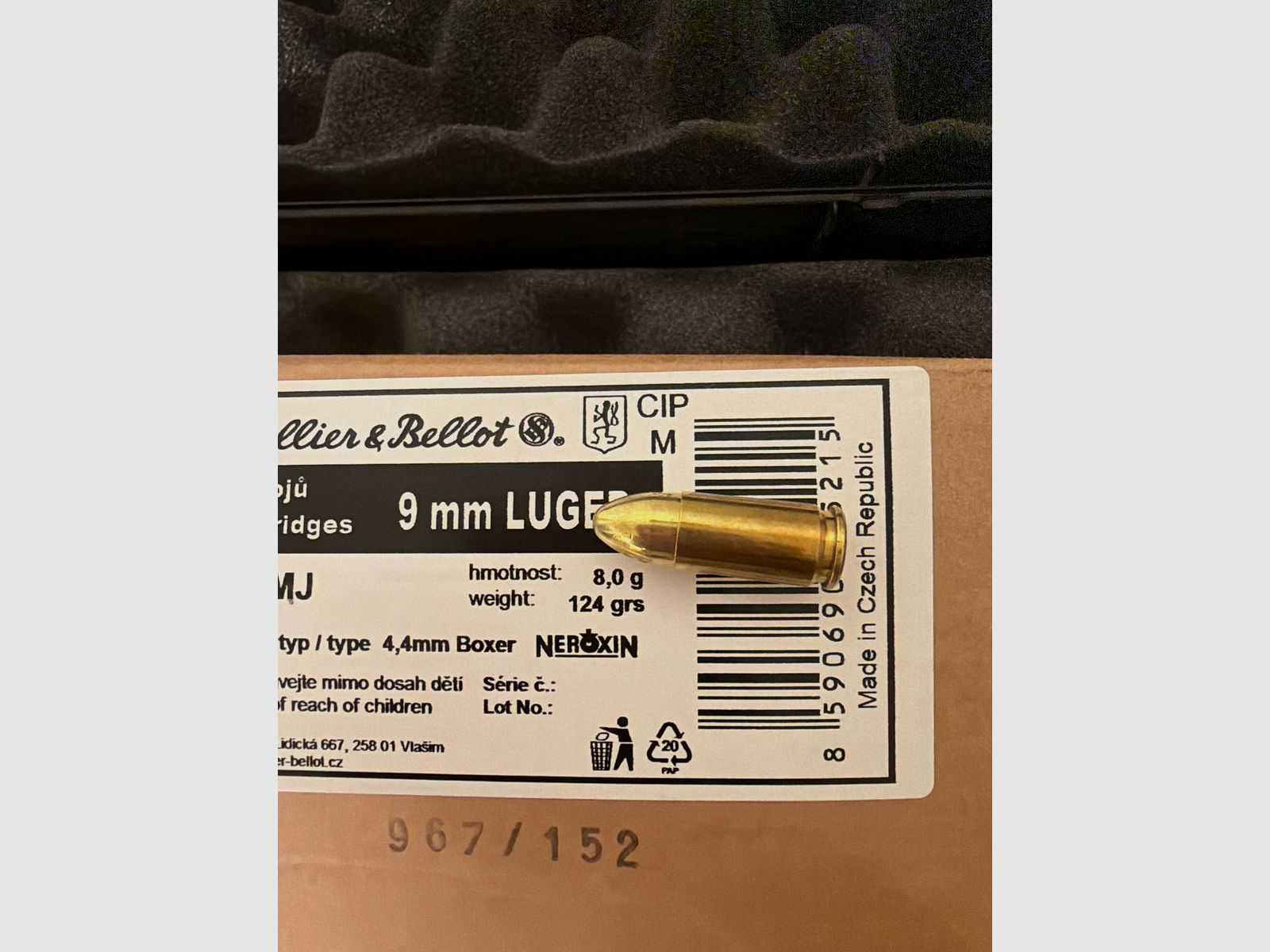 9mm Luger by Sellier & Bellot