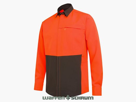 Beretta Thorn Shirt Brown Bark & Orange