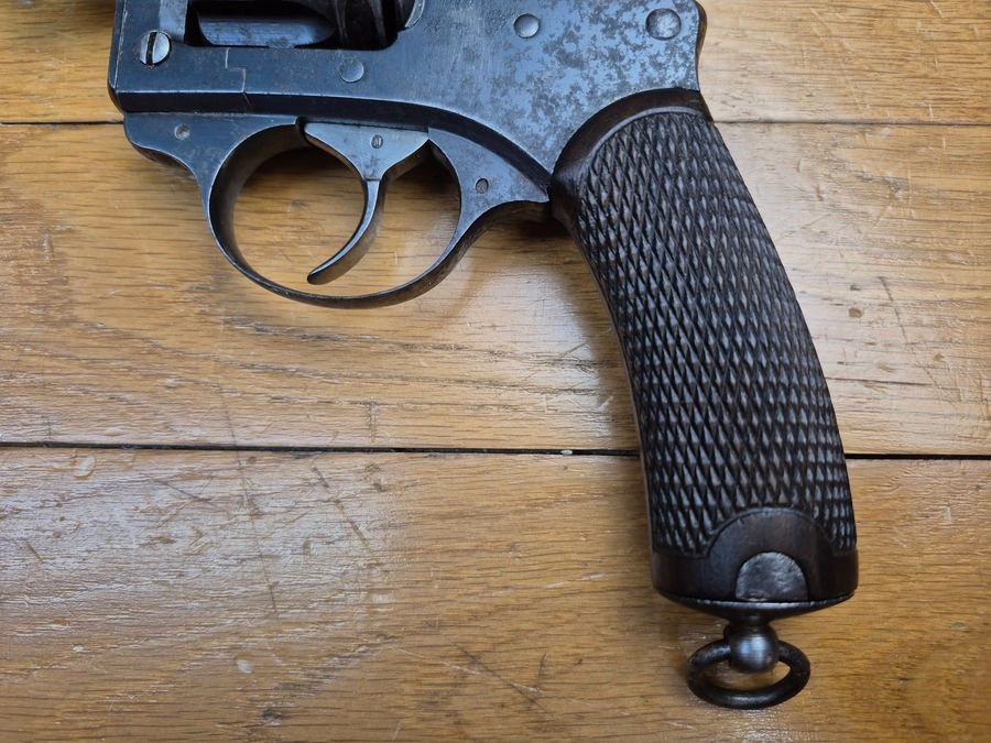 Ziviler Revolver Modell 1892 französischer Ordnung – 8mm92 – Von Lamure und Gidrol – Stéphanoise Qualität! – Selten Kategorie D – Zu reinigen aber BE / BE+, Bild 16 von 19