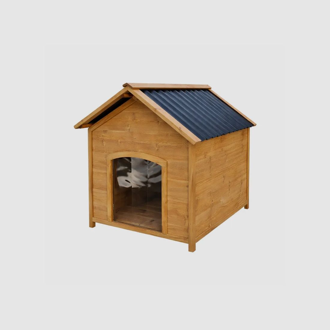 Niche en bois chalet pour chien - Taille XL - Toit PVC, image 8 sur 17