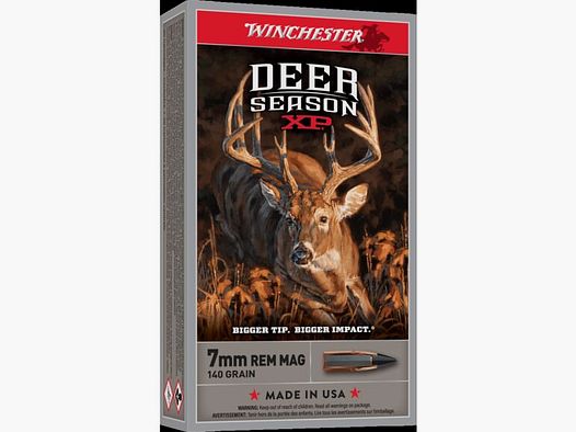 Winchester Extreme Point Jagdpatronen Kaliber 7mm REM