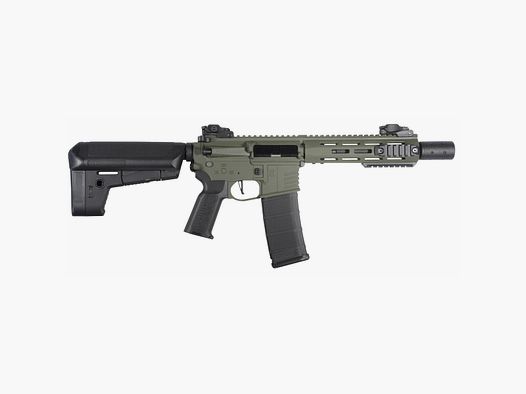M4 AR15 M-LOK SilentOps 8 pollici CHARLIE Oliva S-AEG Fucile Airsoft Libero da 18 anni | Delta Armory