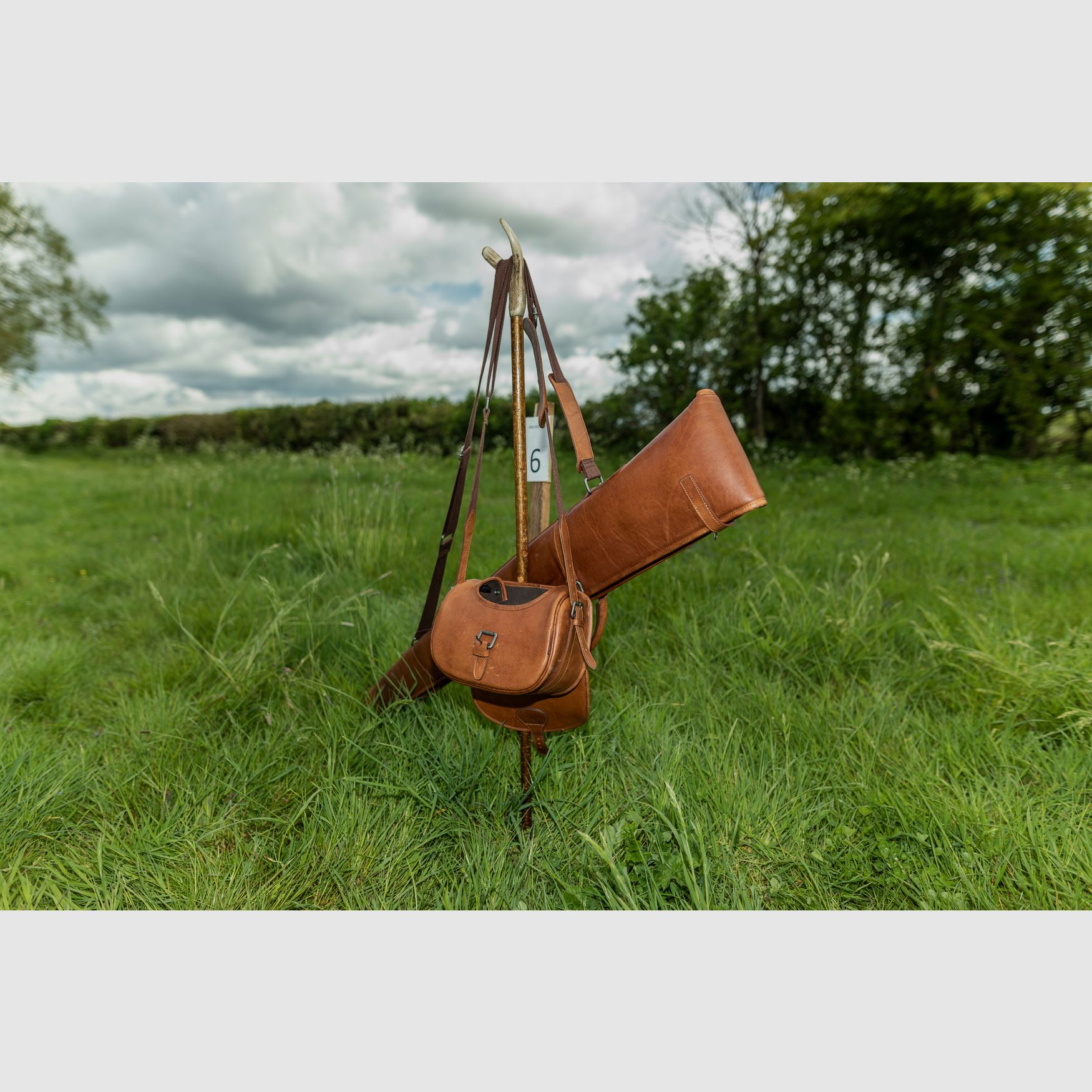 Retrieve Cartridge Bag Cognac – Leren Patroontas voor 125 Patronen, afbeelding 5 van 8