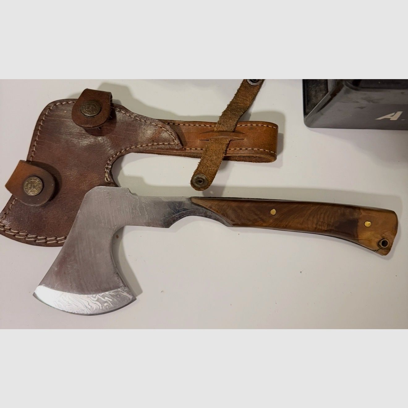  Axt Damast Handgeschmiedetes Handbeil 