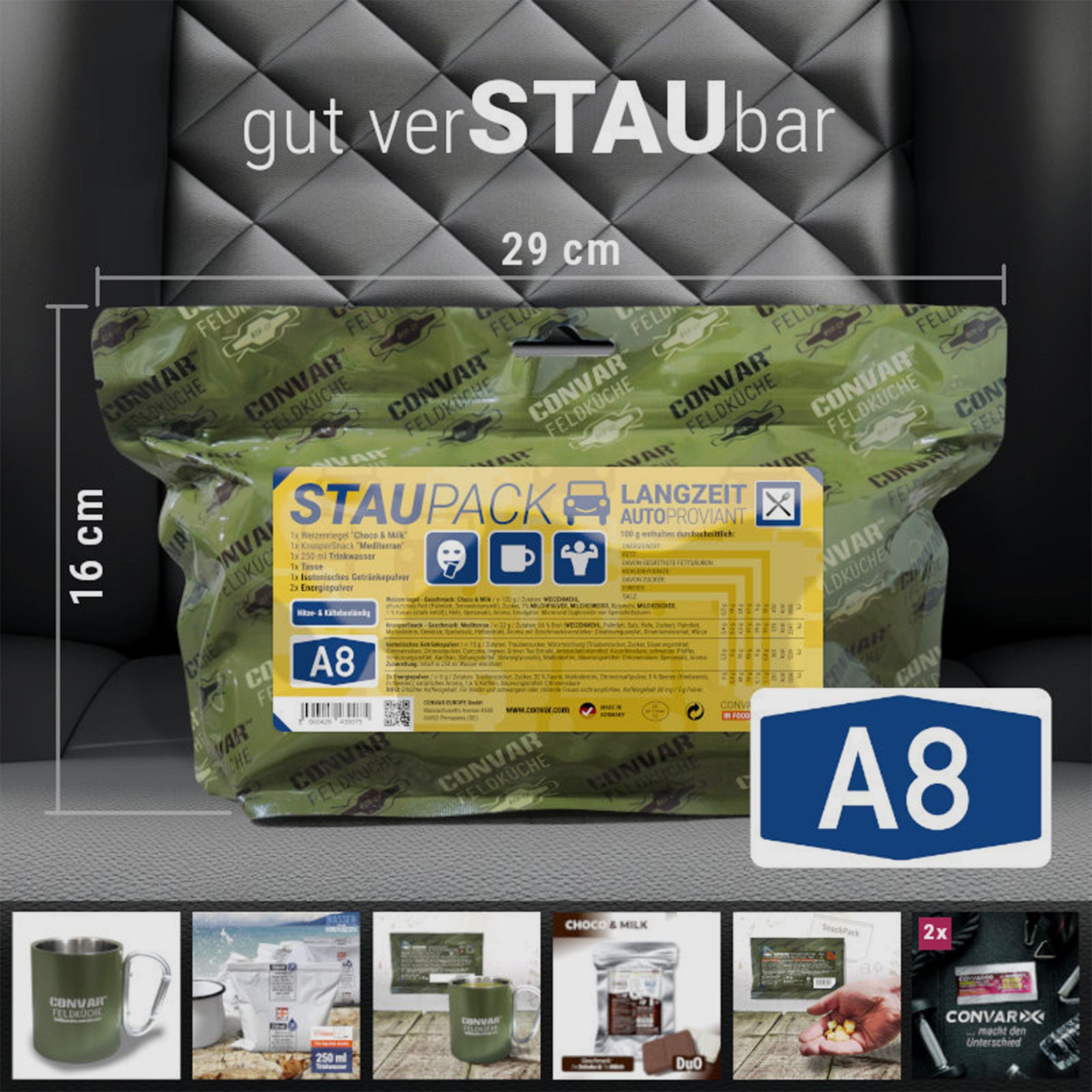 Ration d'urgence Staupack A8