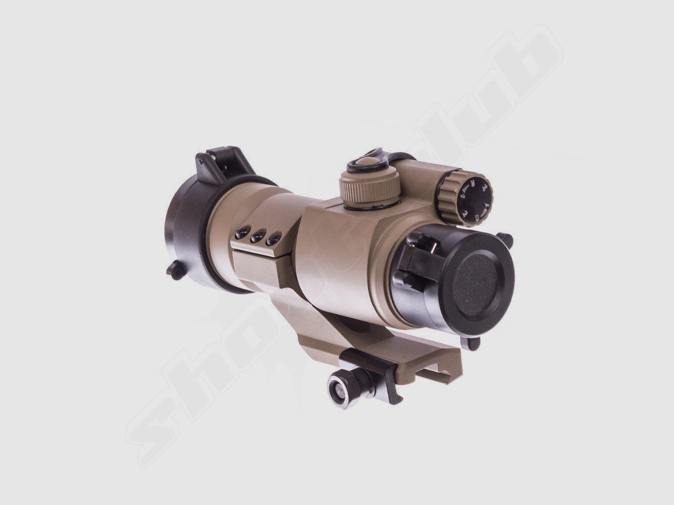 AIM-O M2 Airsoft Red Dot Sight inkl. Cantilever Mount - Desert