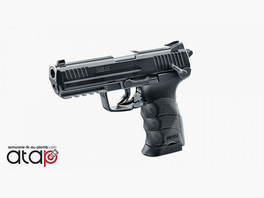 Pistolet Heckler & Koch HK45 CO2 noir billes acier 4.5mm