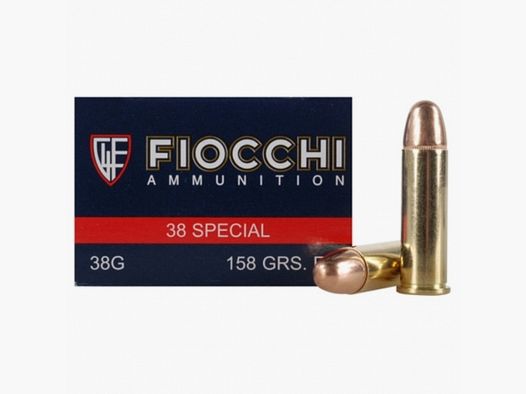 CAL.38 FIOCCHI TCCP 158 GRAINS pack of 50 pcs.