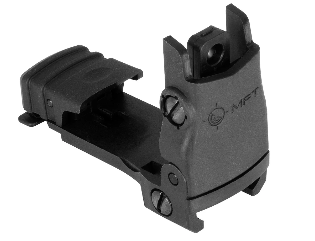 MFT Low Profile Polymer Flip Up Rear Sight BLK