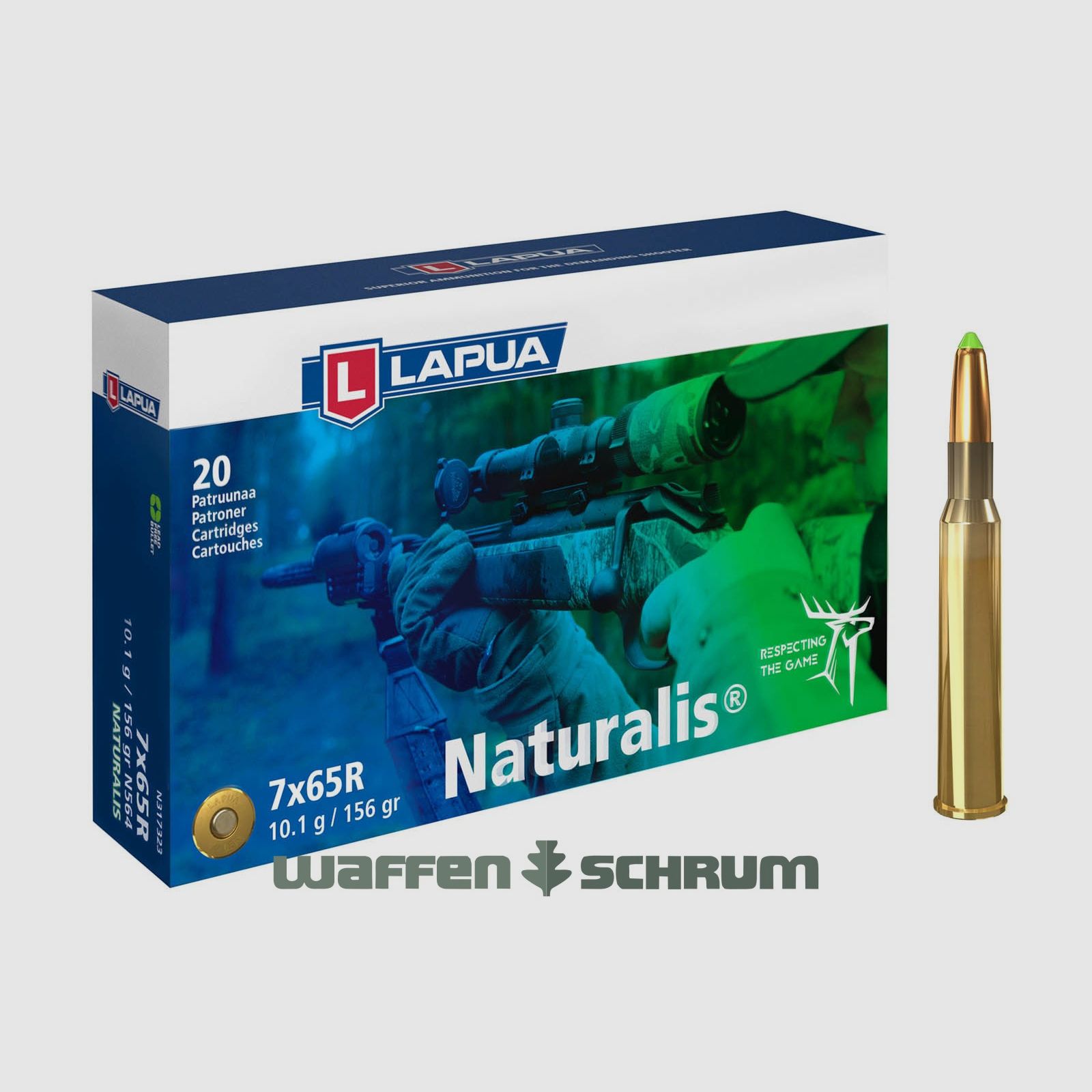 Lapua Naturalis 10,1g - 156gr. 7x65R