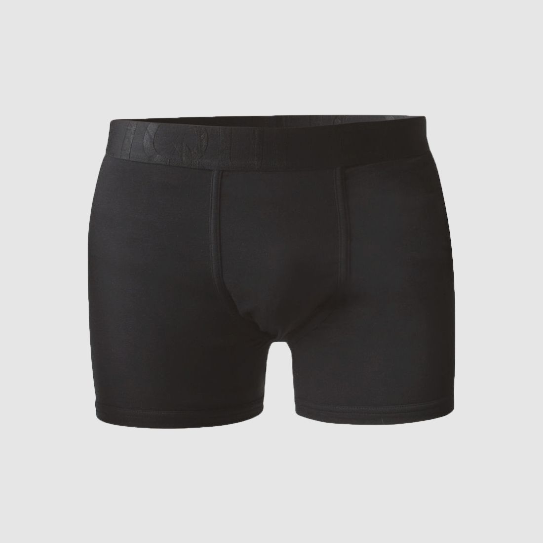Bambu Boxer Unterhose - Long Leg Schwarz - M