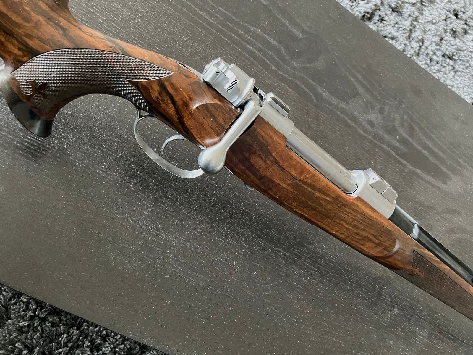 Einzigartiger Custom Mauser M98 8x64S „Kurpfalzstutzen“ Hansjoachim Hensel