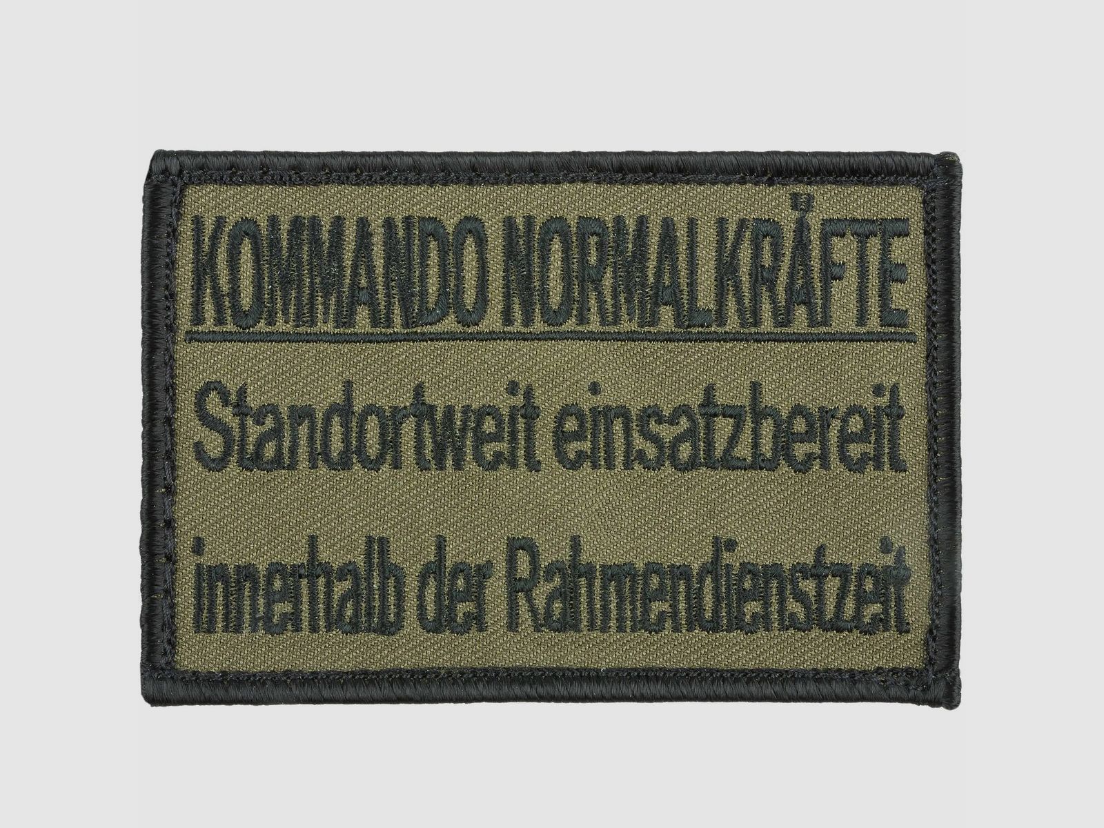 Café Viereck Patch Kommando Normalkräfte