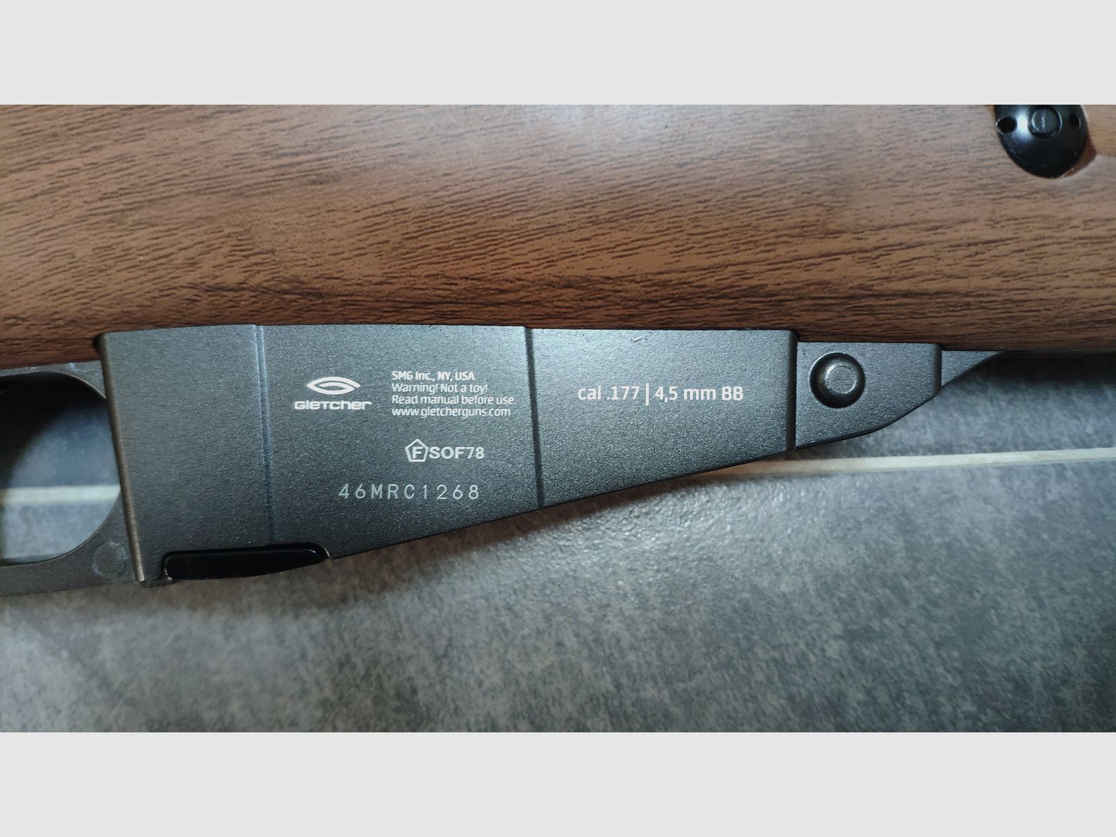 Gletcher M1944 Co2 Luftgewehr Stahl BBs