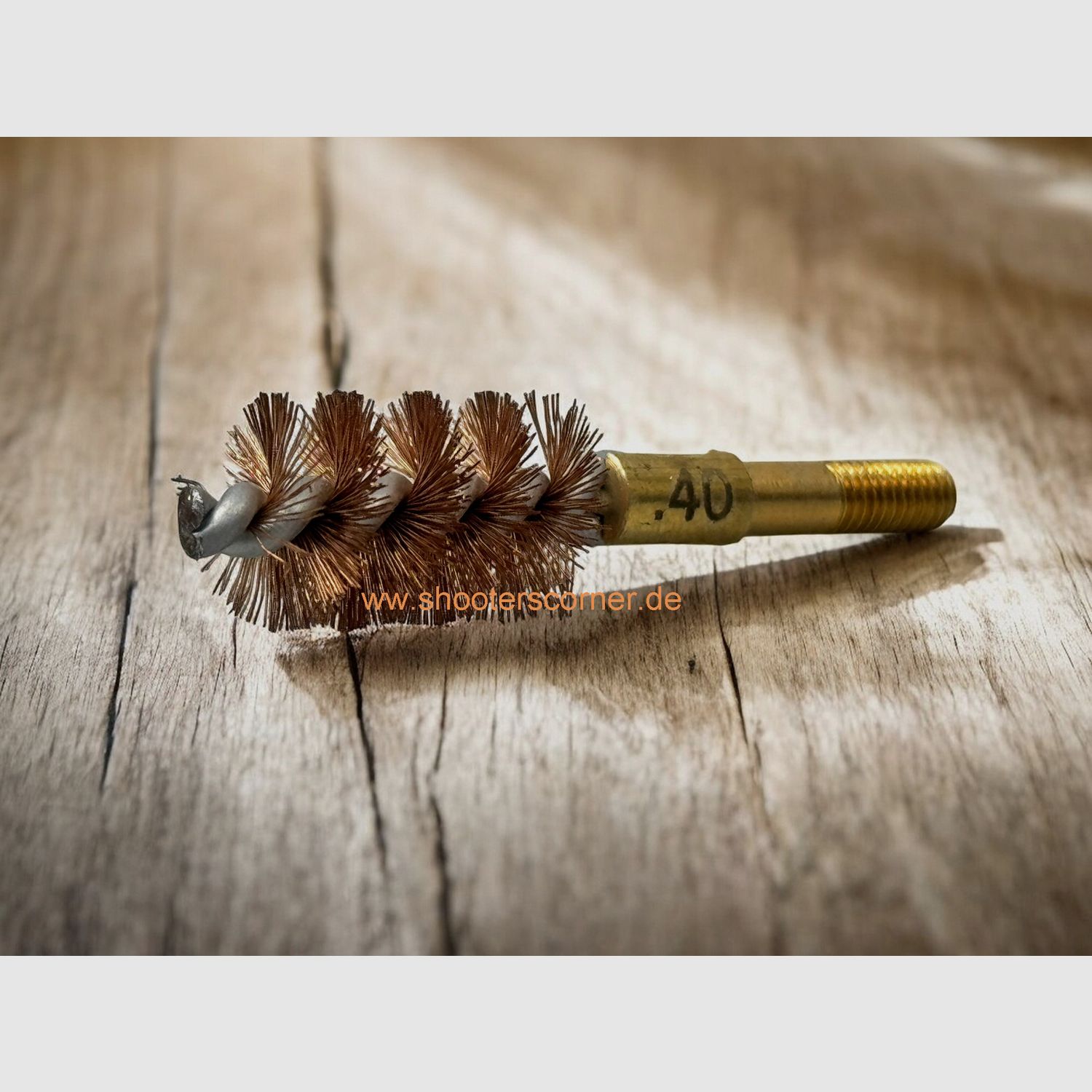 Brosse de nettoyage Niebling bronze courte Cal. 40 arme de poing